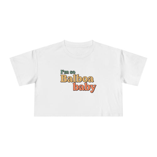 Balboa Baby Crop Top - White