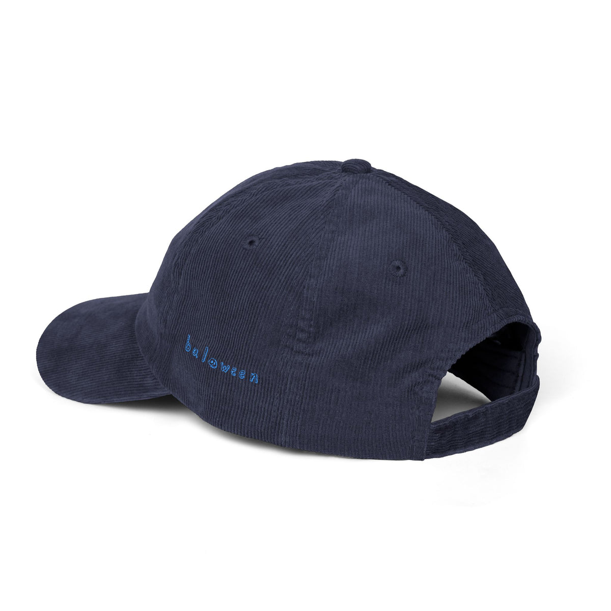 Baloween Bal Pals Embroidered Vintage Corduroy Cap - Navy