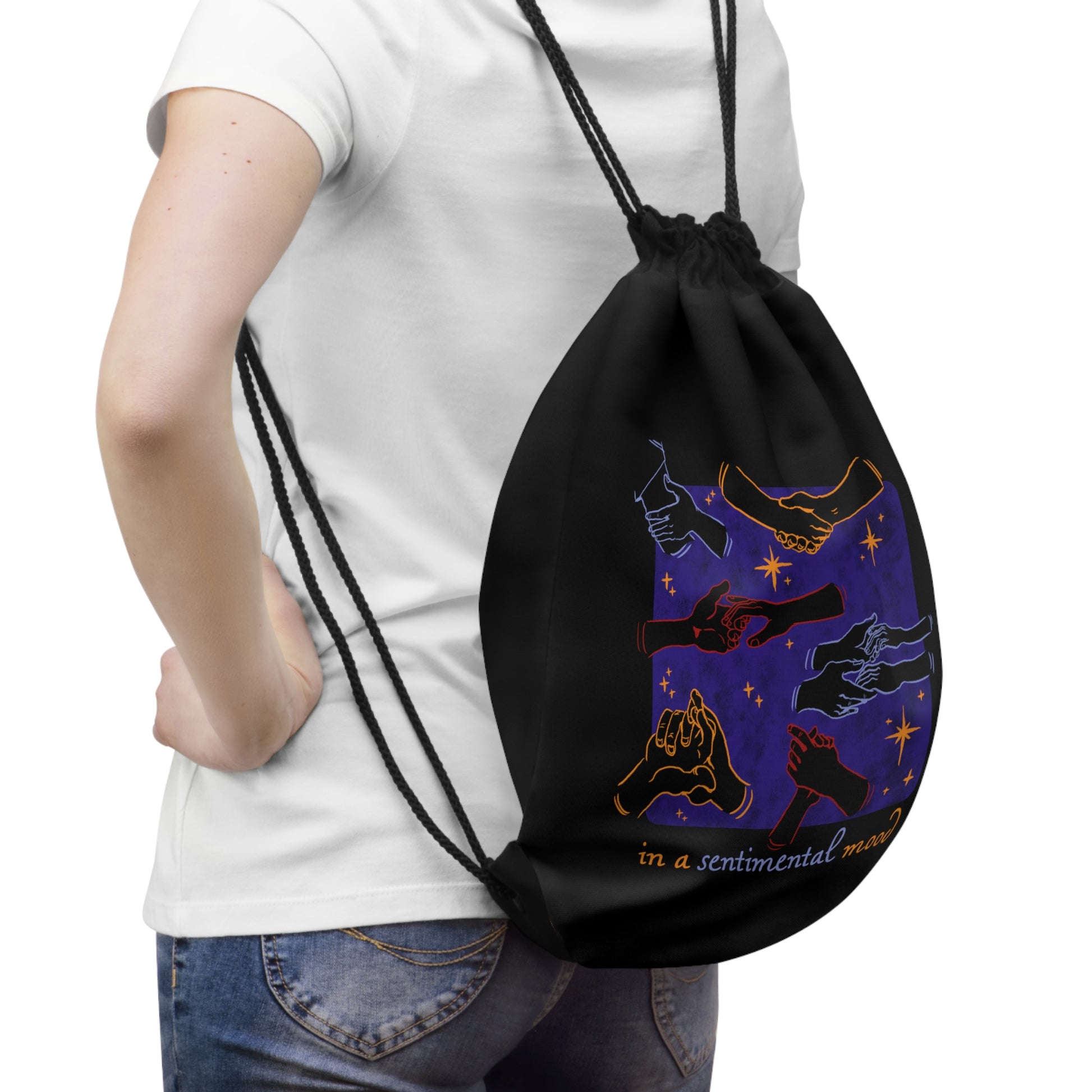 Sentimental Mood Shoe Bag - Black