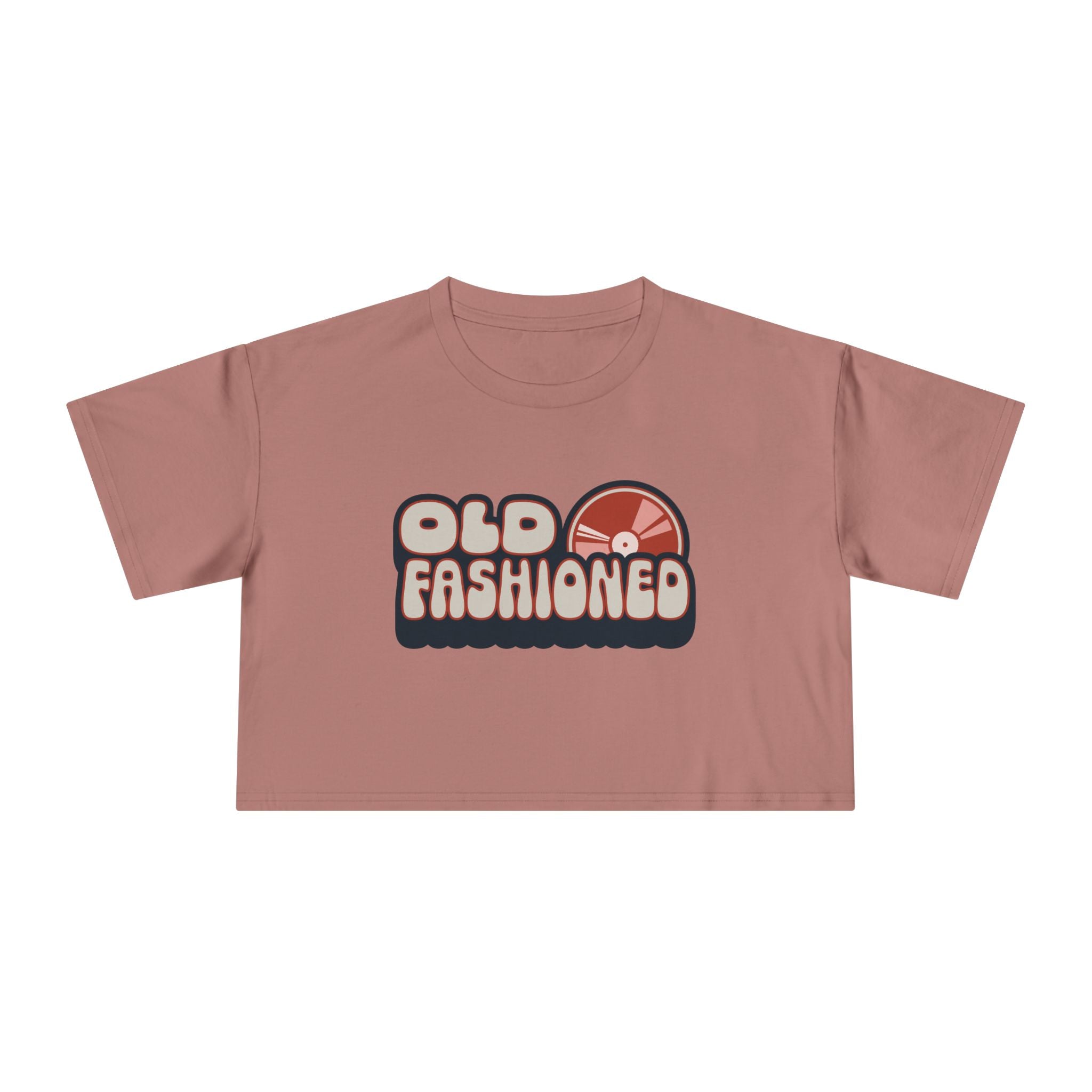 Old Fashioned Crop Top - Hazy Pink