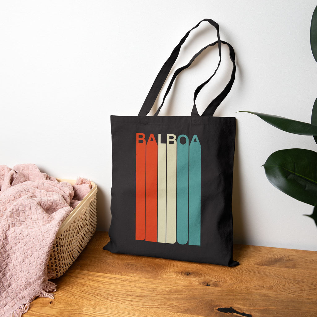 Balboa Drag Cotton Canvas Tote Bag - Black