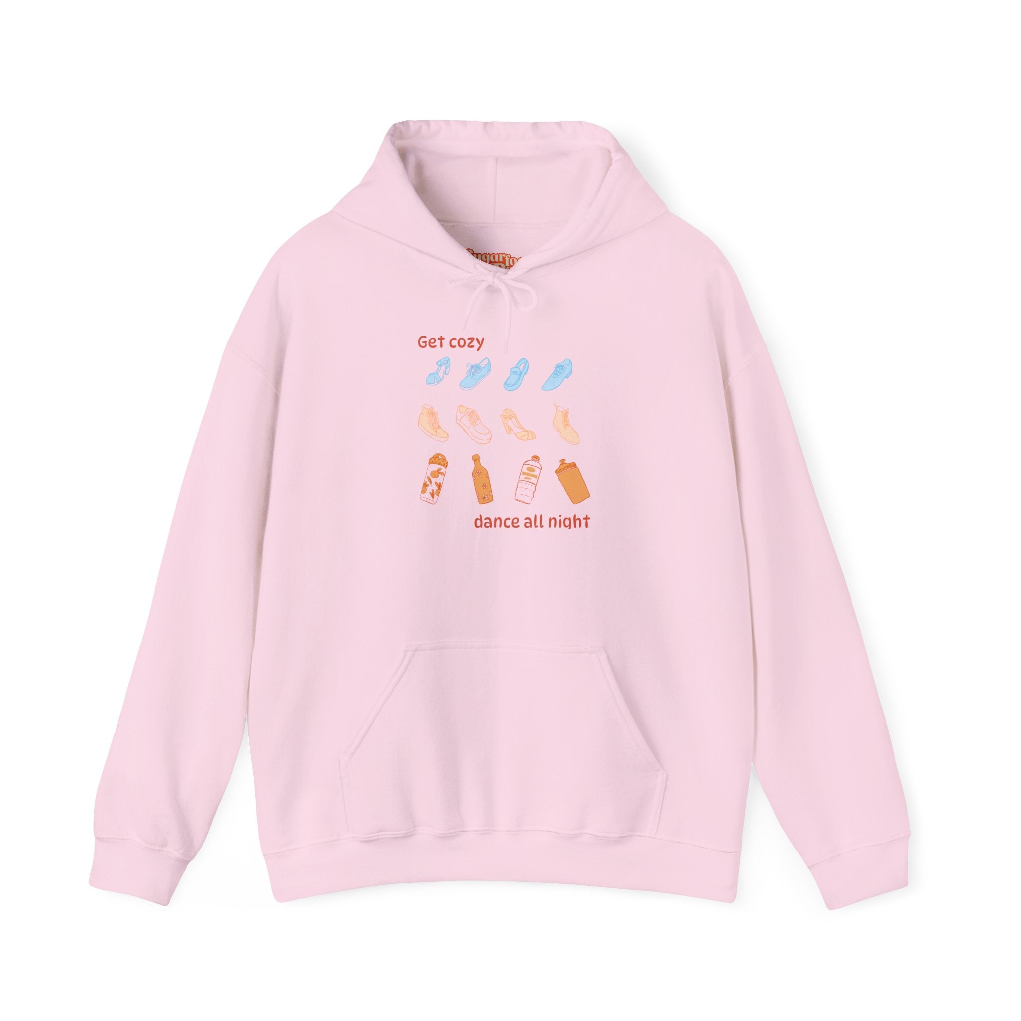 Dance all Night Hoodie - Light Pink