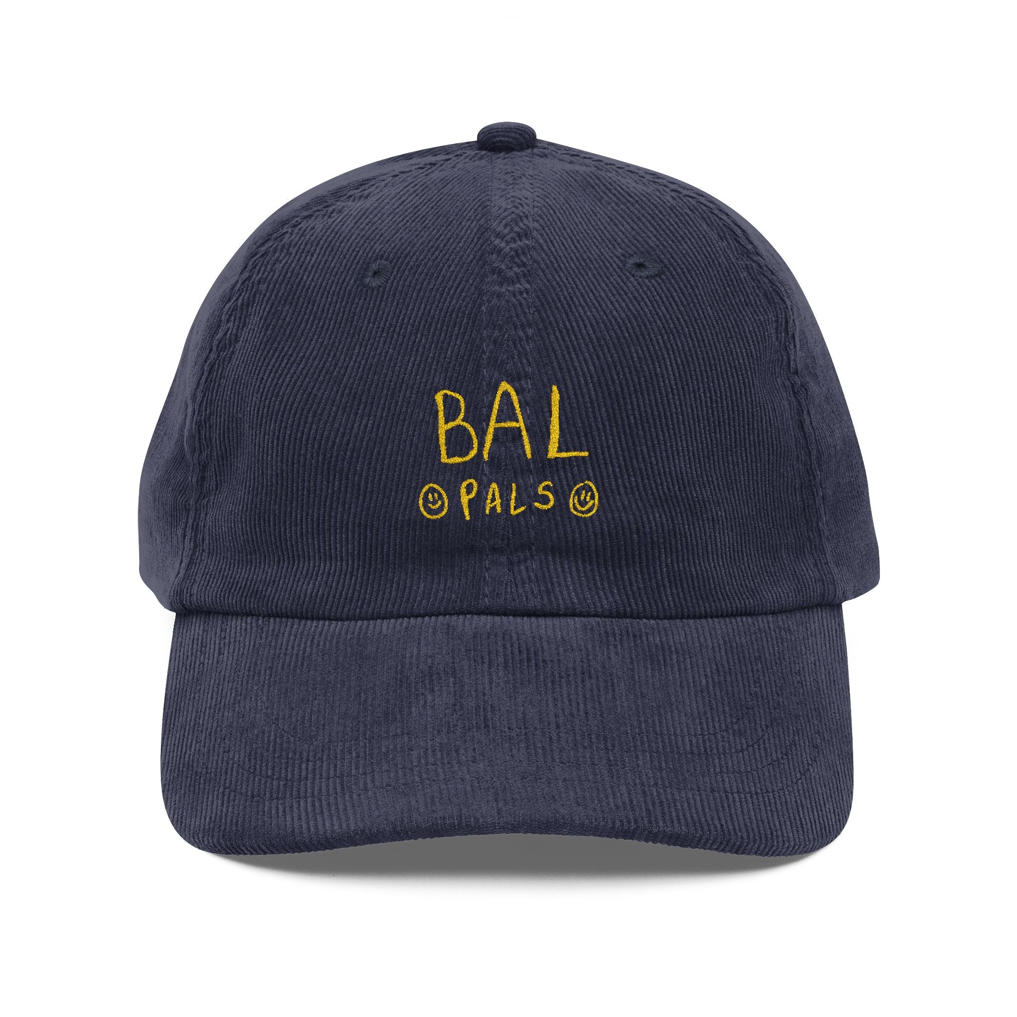 Bal Pals Embroidered Vintage Corduroy Cap - Multiple Colors