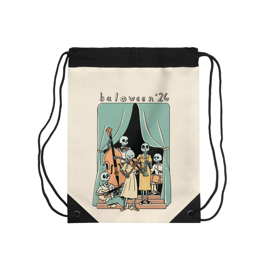 Baloween Skeleton Band Shoe Bag