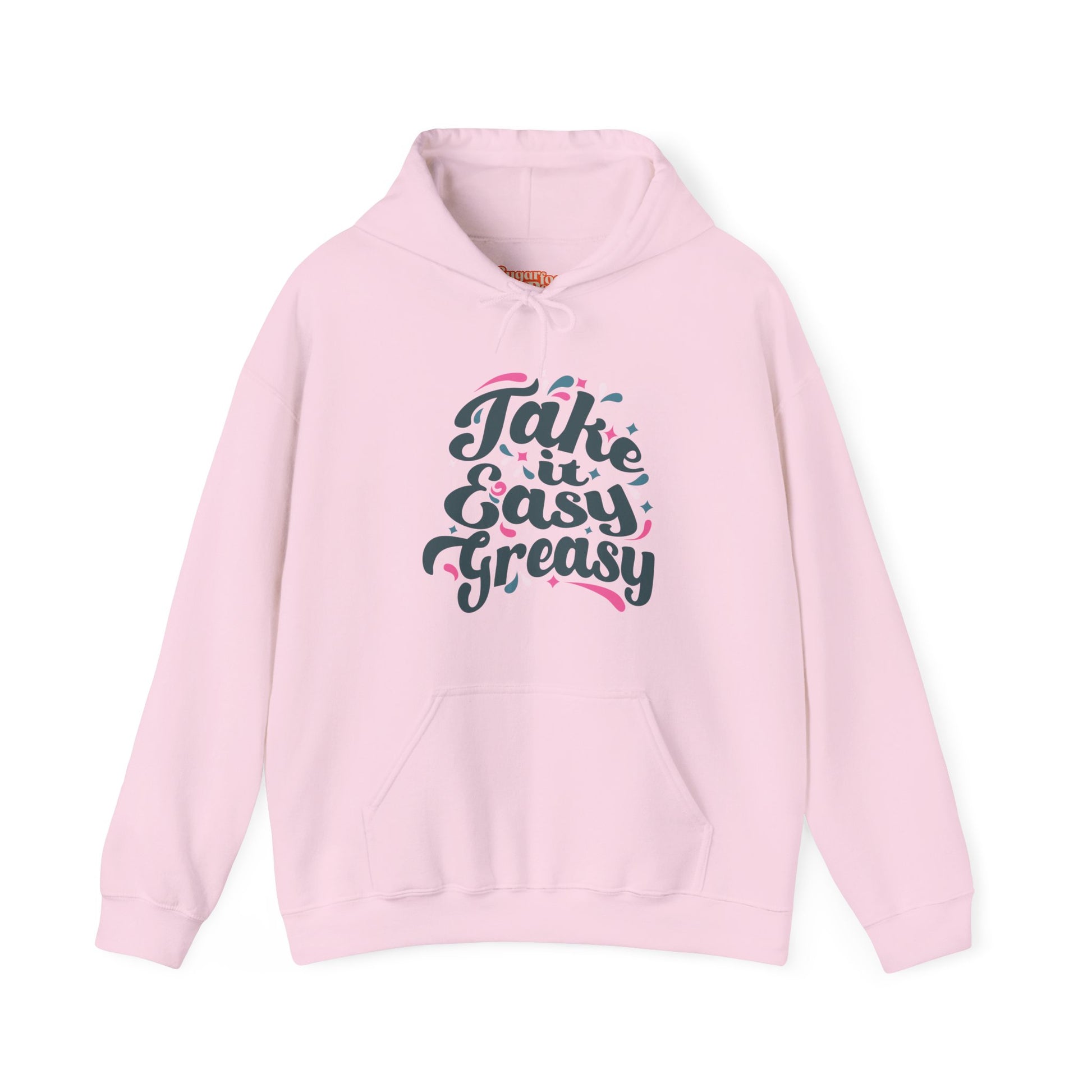Easy Greasy Hoodie - Pink