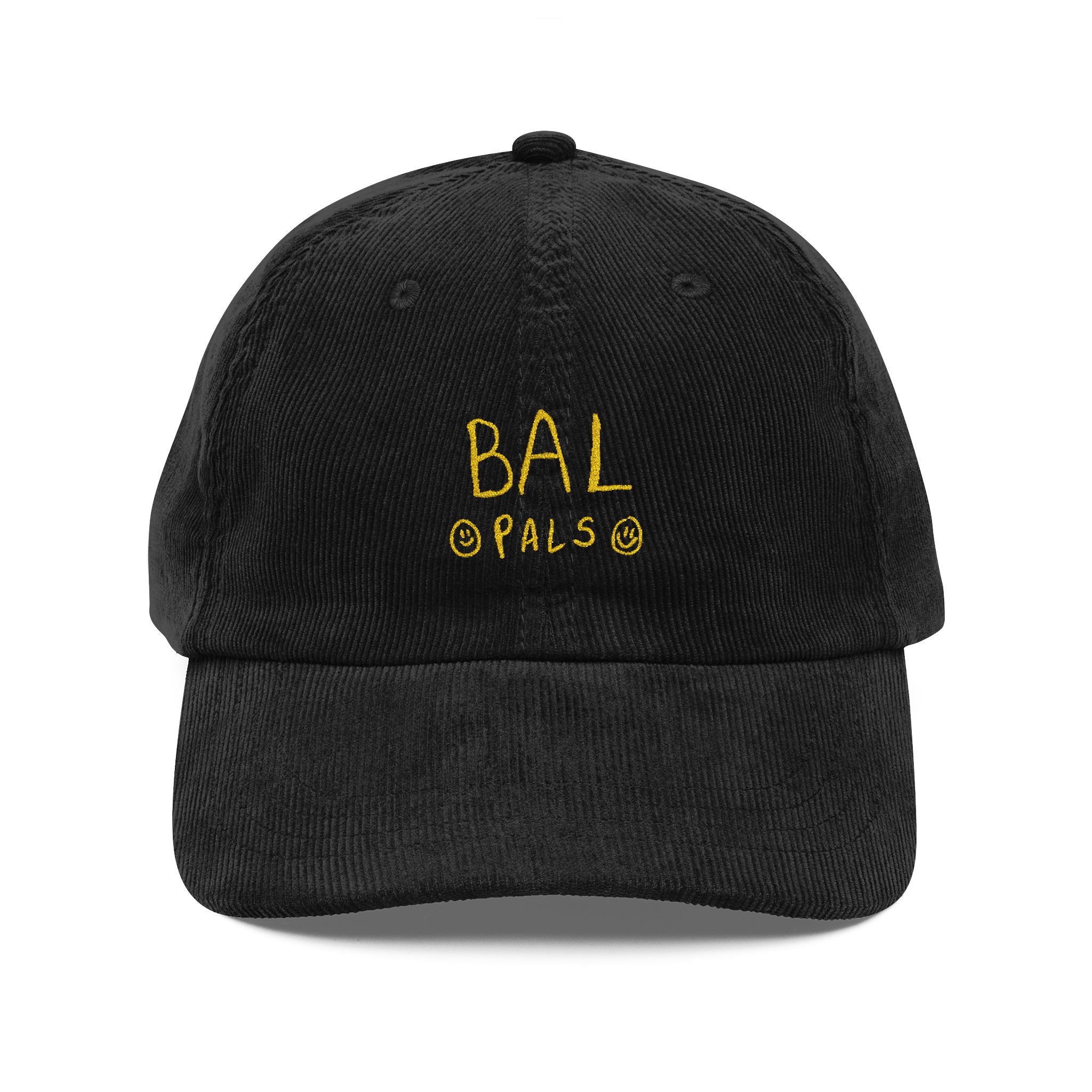 Bal Pals Embroidered Vintage Corduroy Cap - Multiple Colors