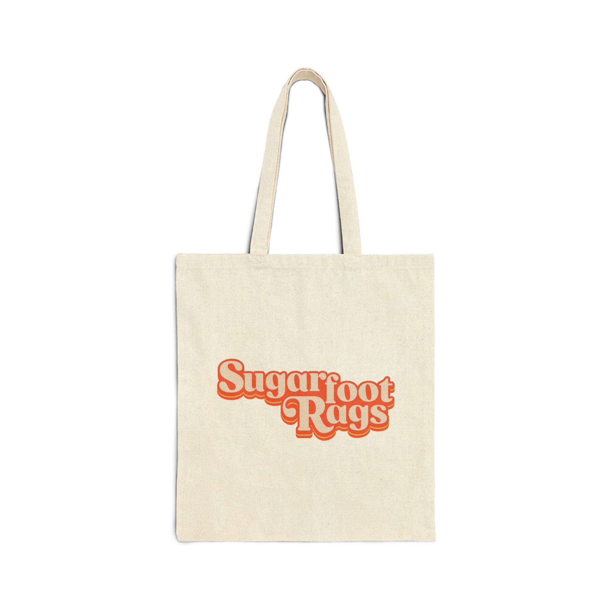 Sugarfoot Rags Cotton Canvas Tote Bag - Natural