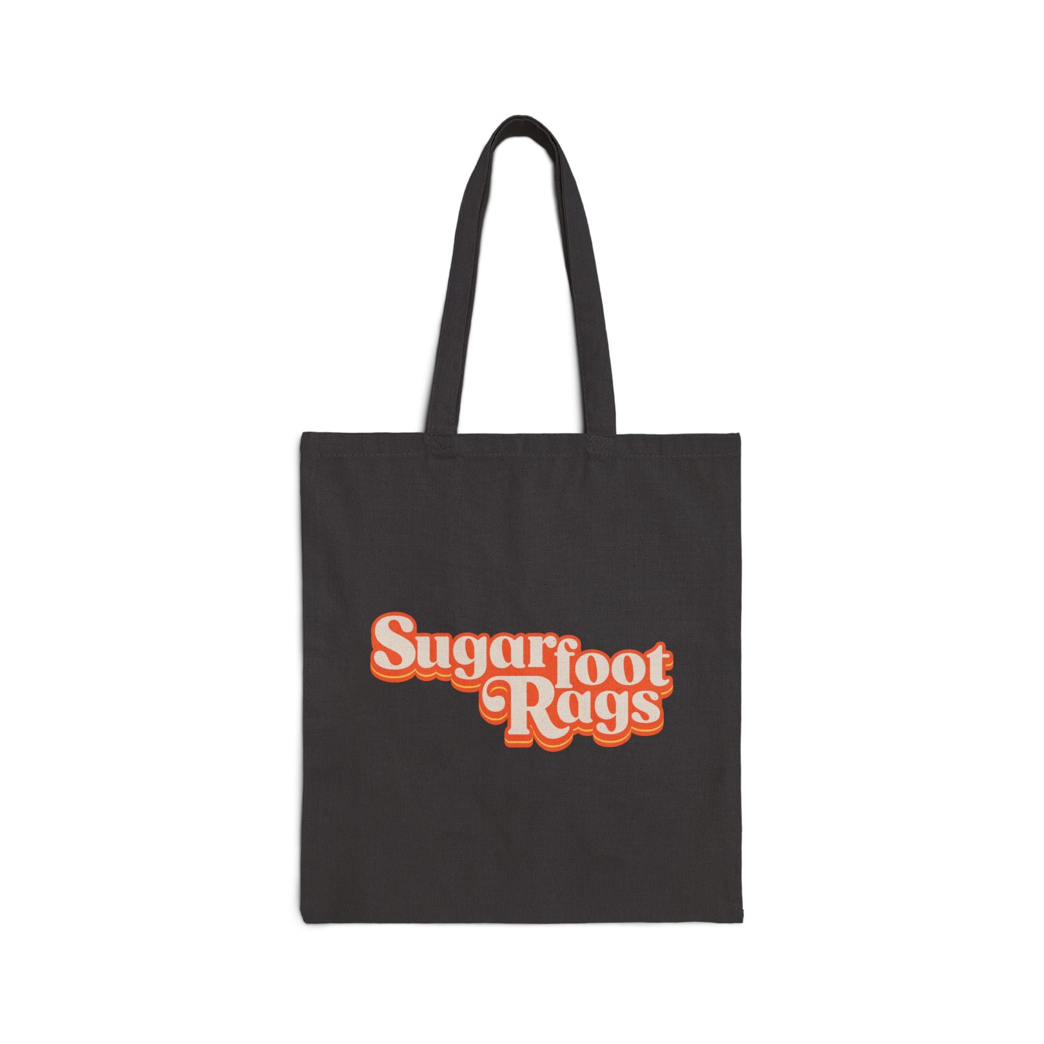 Sugarfoot Rags Cotton Canvas Tote Bag - Black