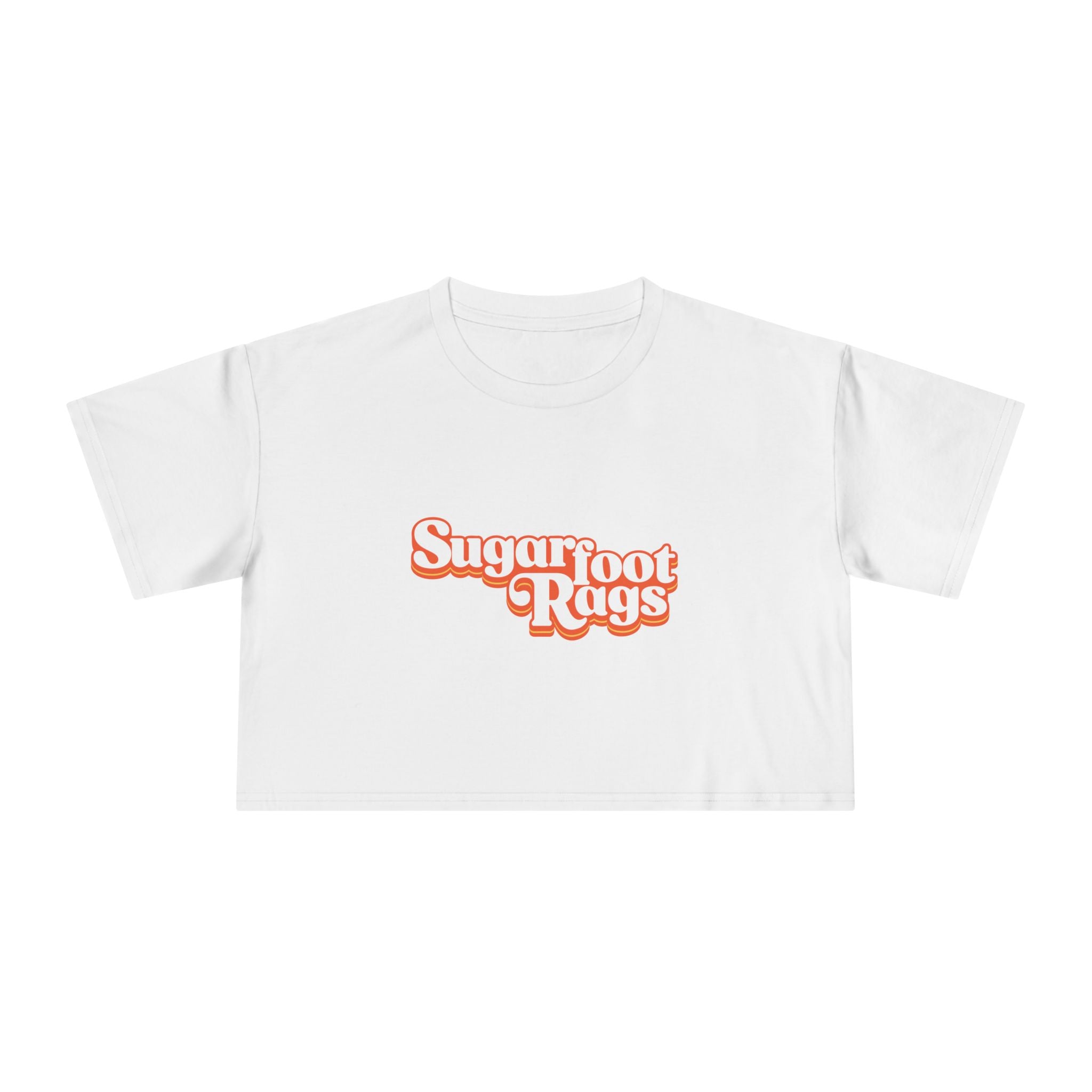 Sugarfoot Rags Crop Top - White