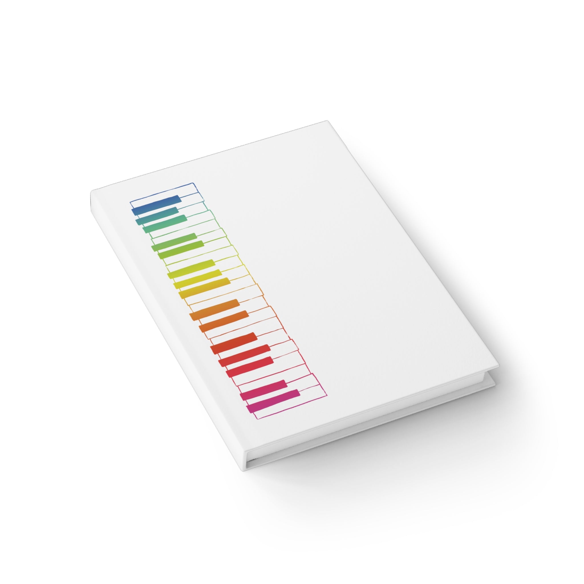 Rainbow Piano Hardback Journal