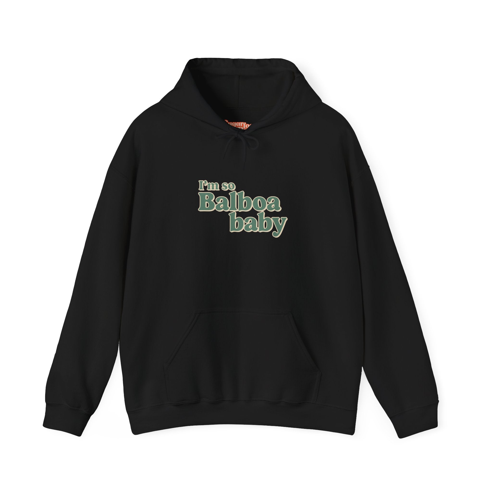 I'm So Balboa Baby Hoodie - Black