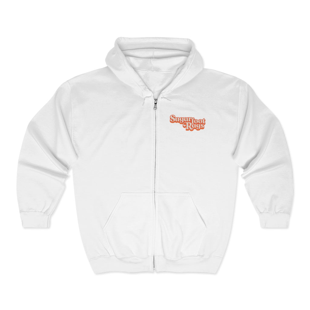 I'm So Balboa Baby Zip Hoodie - White
