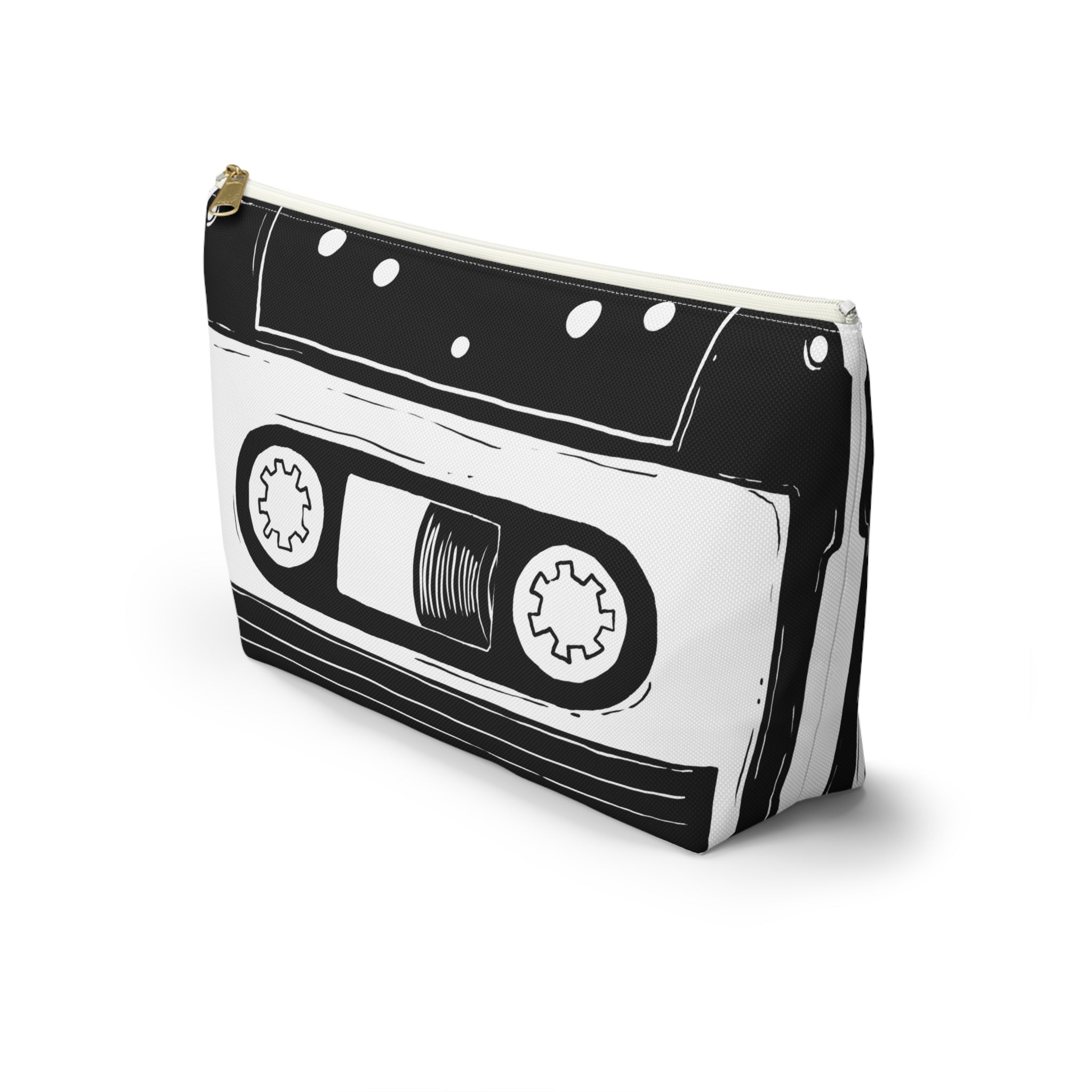 Cassette Tape Accessory Pouch — Blue