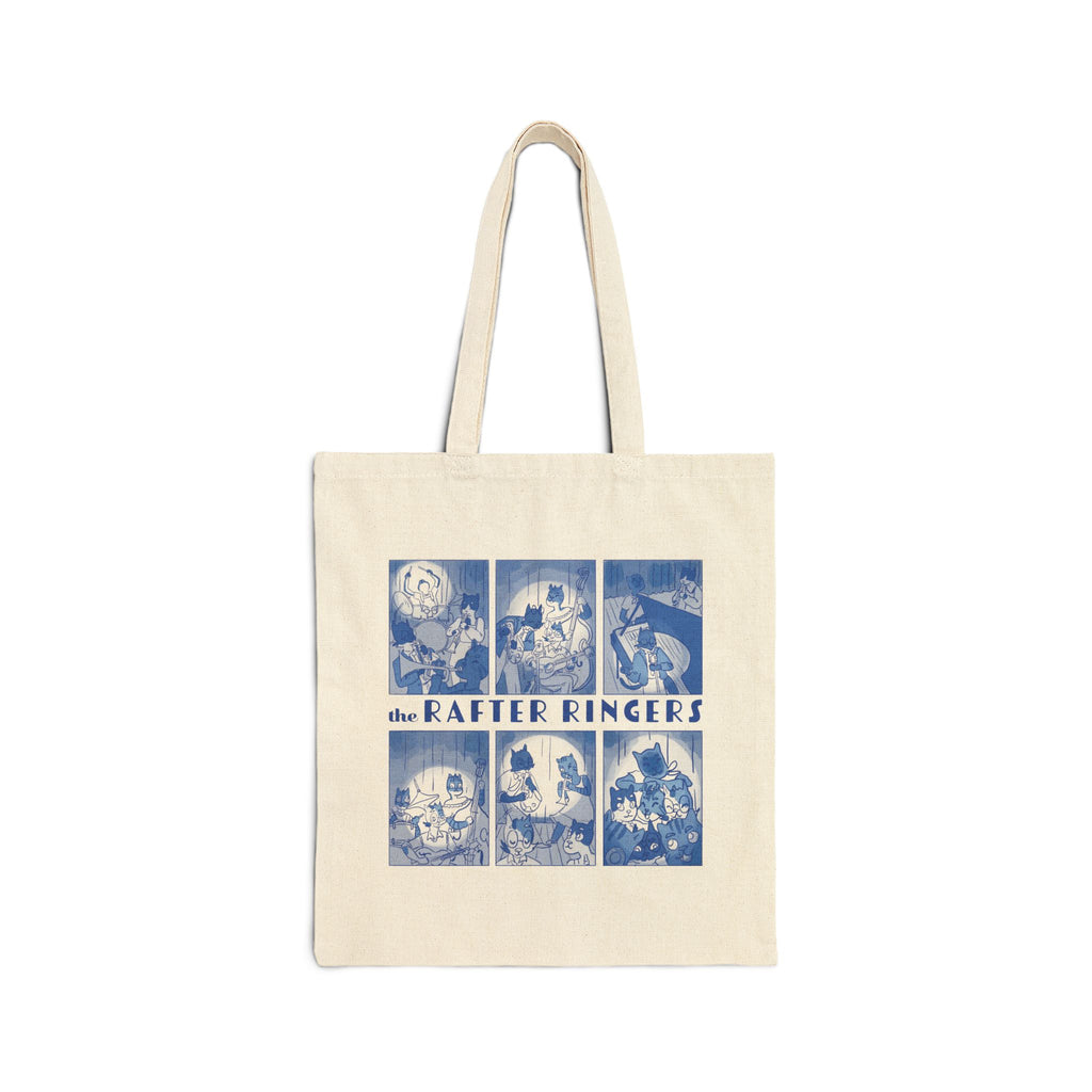 The Rafter Ringers Cotton Canvas Tote Bag - Natural
