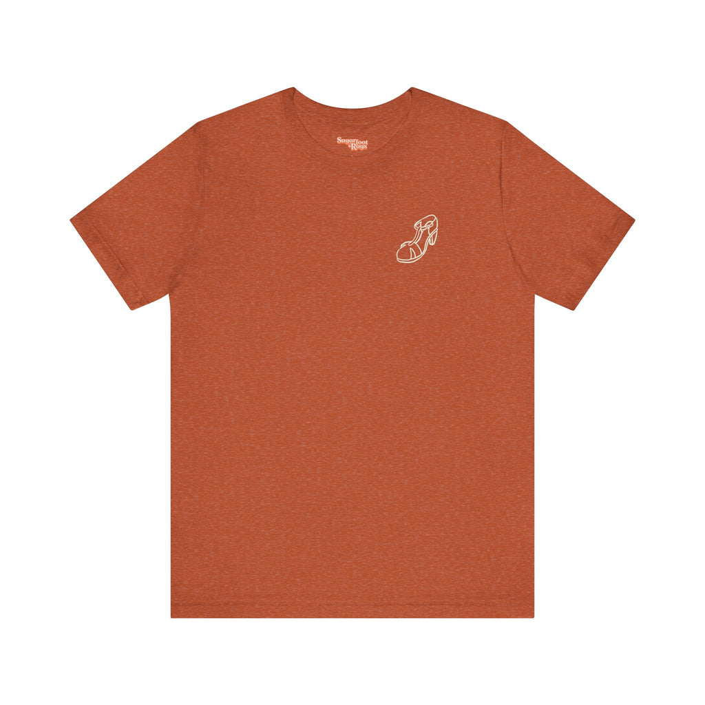 White Dance Heel T-Shirt - Multiple Colors