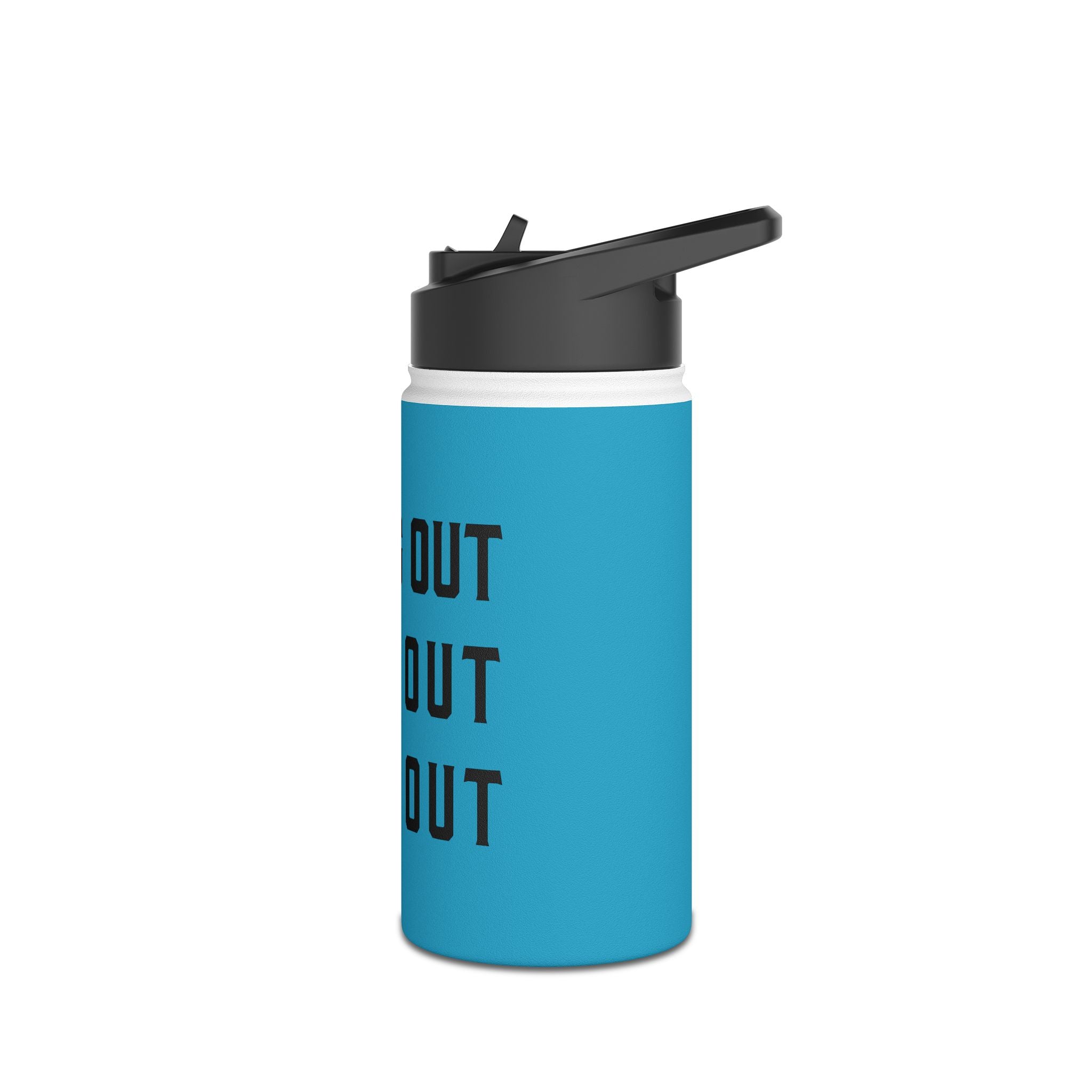 Triple Threat Stainless Steel Water Bottle, Multiple Sizes – Blue