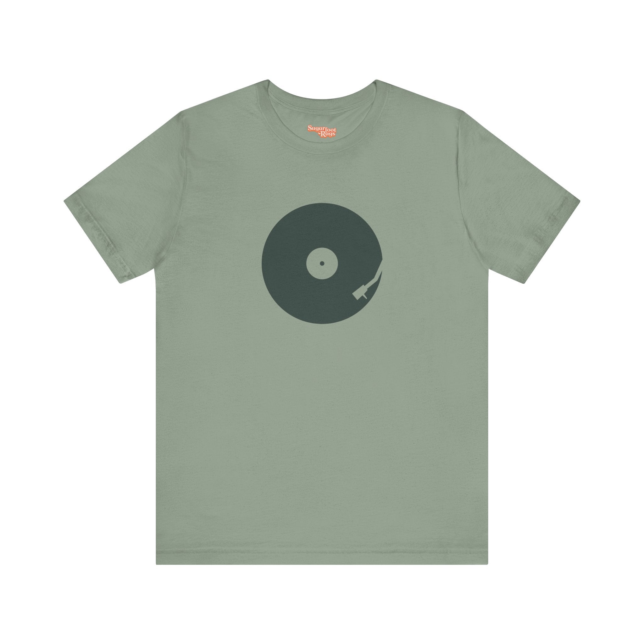 Record Silhouette T-Shirt - Sage