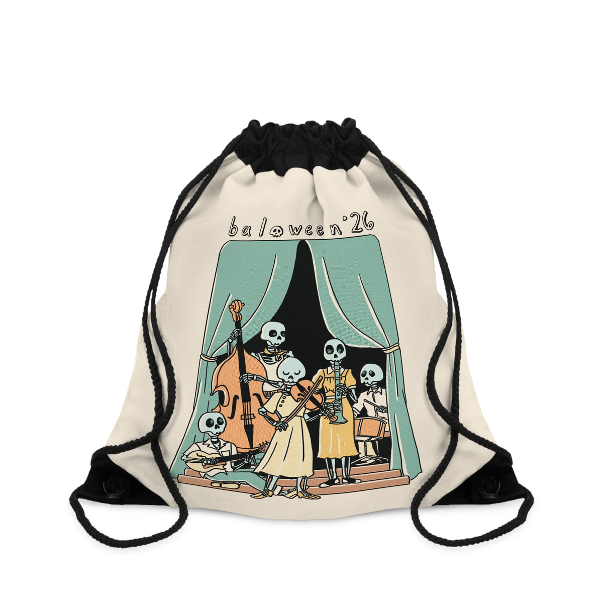 Baloween Skeleton Band Shoe Bag