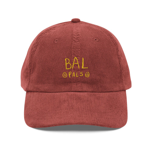 Bal Pals Embroidered Vintage Corduroy Cap - Multiple Colors