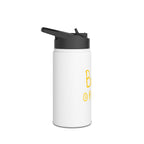 Bal Pals Stainless Steel Water Bottle, Multiple Sizes – White