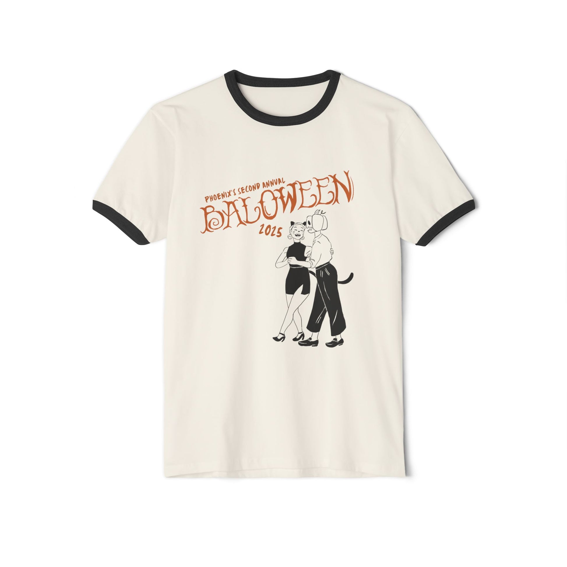 Baloween 2025 T-Shirt - Natural/Black