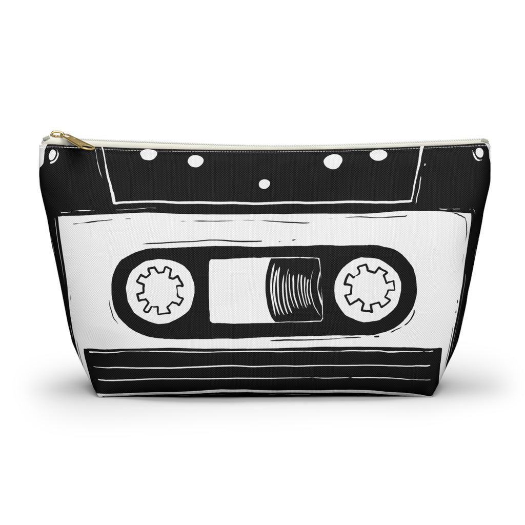 Cassette Tape Accessory Pouch — Blue