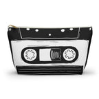 Cassette Tape Accessory Pouch — Blue
