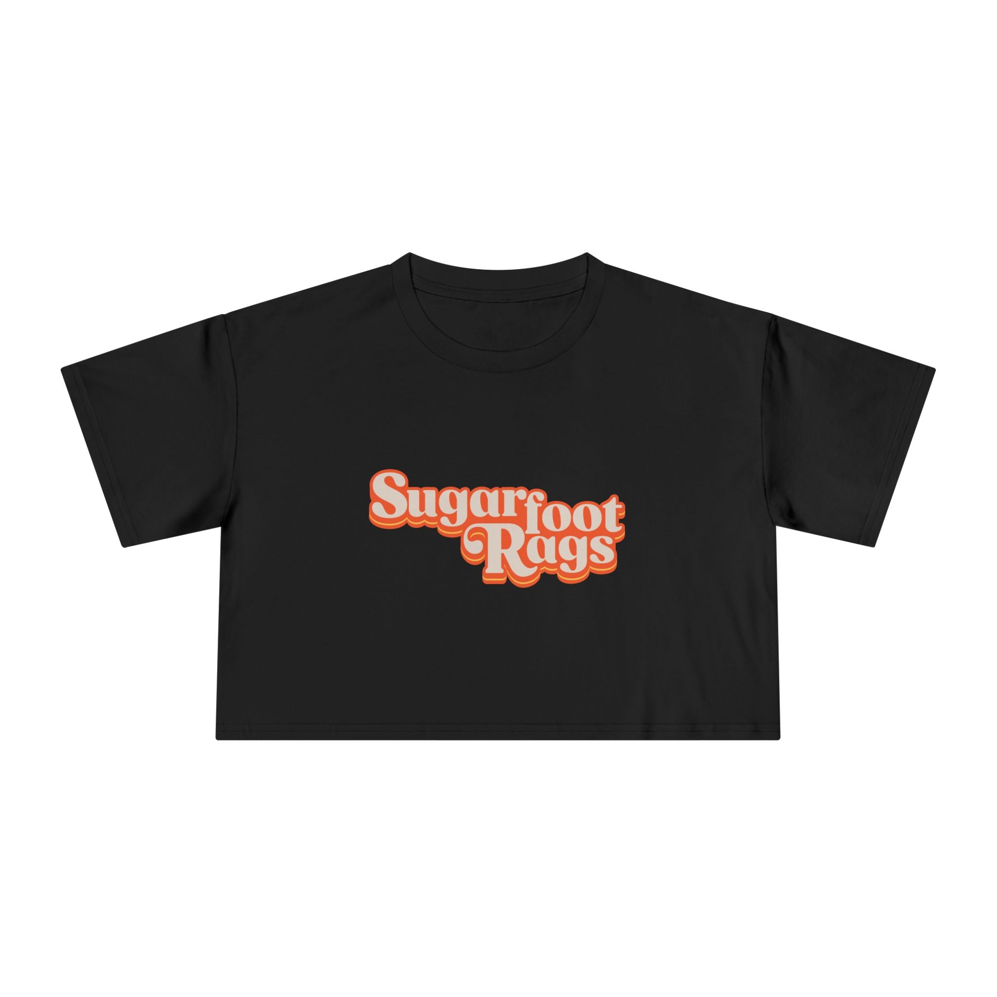 Sugarfoot Rags Crop Top - Black
