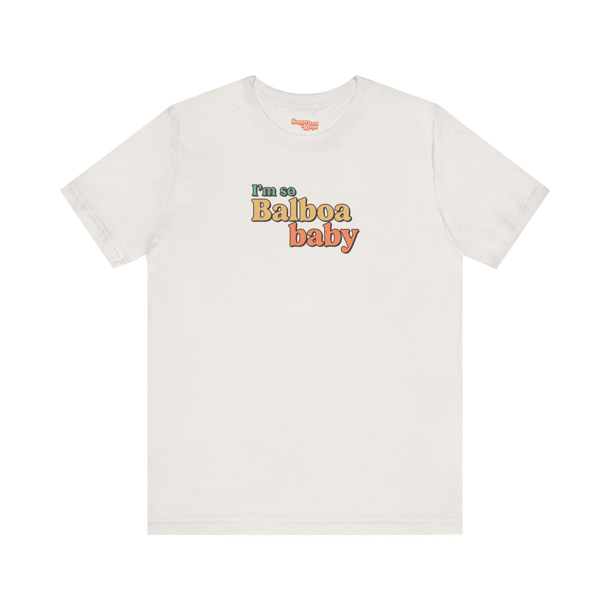 I'm So Balboa Baby T-Shirt - Vintage White