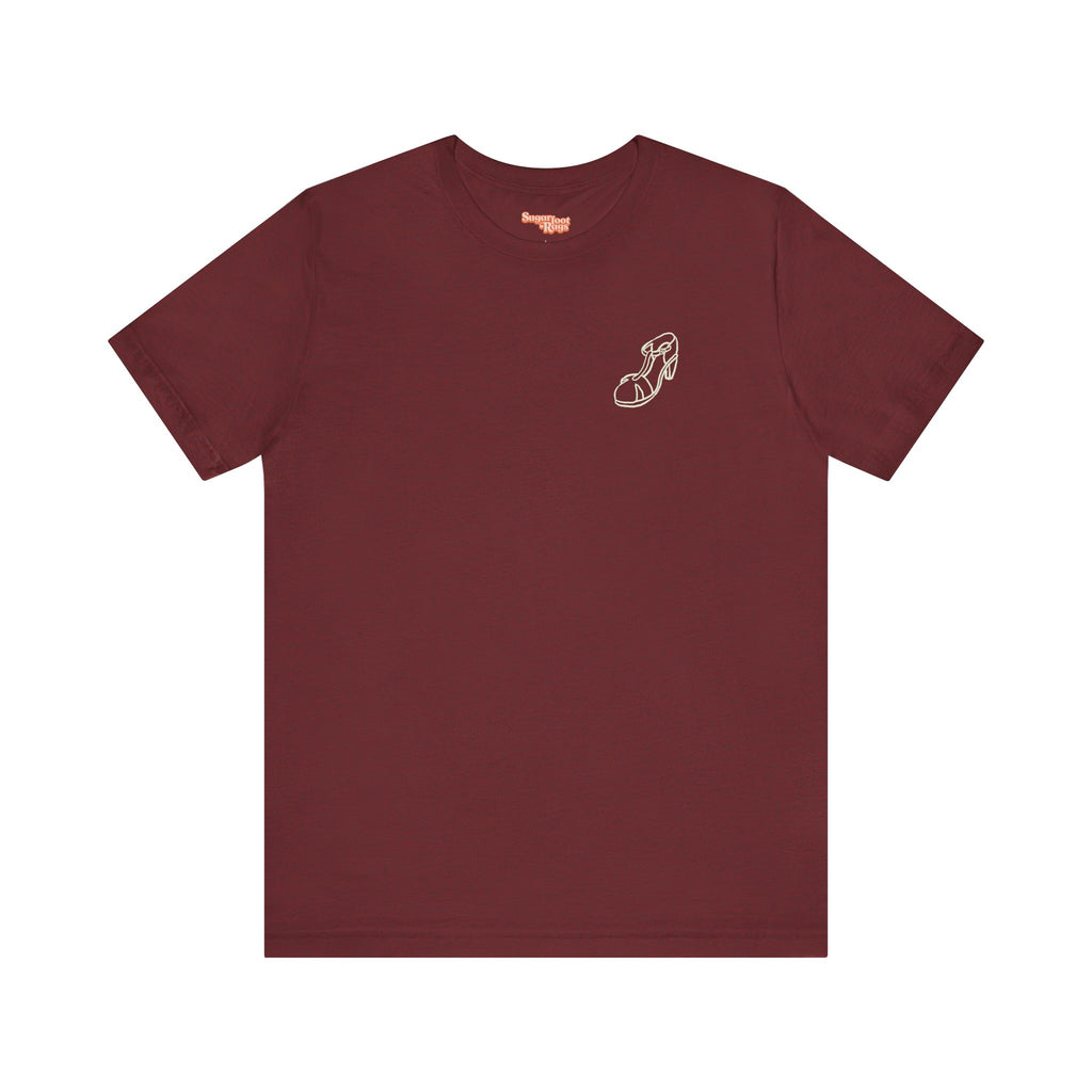 White Dance Heel T-Shirt - Multiple Colors